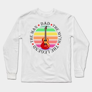 Dad and Guitar Long Sleeve T-Shirt